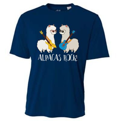 Alpacas Rock! Cute Funny Alpaca Lover Alpaca Fan Cooling Performance Crew T-Shirt