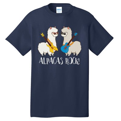 Alpacas Rock! Cute Funny Alpaca Lover Alpaca Fan Tall T-Shirt