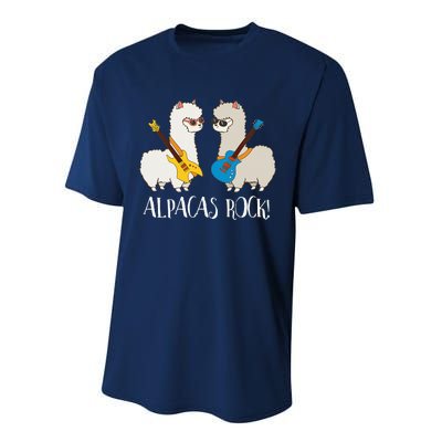 Alpacas Rock! Cute Funny Alpaca Lover Alpaca Fan Performance Sprint T-Shirt