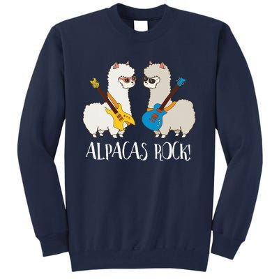 Alpacas Rock! Cute Funny Alpaca Lover Alpaca Fan Tall Sweatshirt