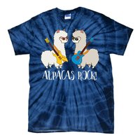 Alpacas Rock! Cute Funny Alpaca Lover Alpaca Fan Tie-Dye T-Shirt