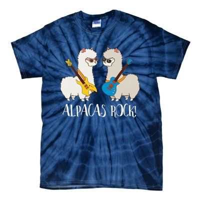 Alpacas Rock! Cute Funny Alpaca Lover Alpaca Fan Tie-Dye T-Shirt