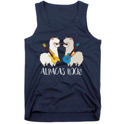 Alpacas Rock! Cute Funny Alpaca Lover Alpaca Fan Tank Top