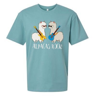 Alpacas Rock! Cute Funny Alpaca Lover Alpaca Fan Sueded Cloud Jersey T-Shirt