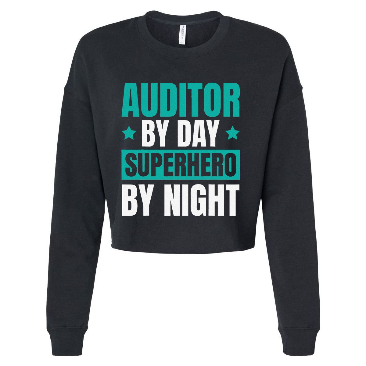 Auditor Review Compliance Finance Auditor Cropped Pullover Crew