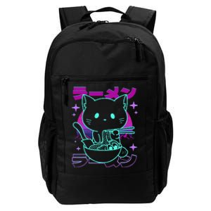 Anime Ramen Cat Retro Japanese Noodles Aesthetic Kawaii Cat Daily Commute Backpack