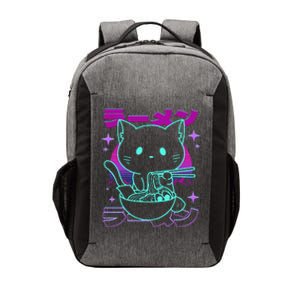 Anime Ramen Cat Retro Japanese Noodles Aesthetic Kawaii Cat Vector Backpack