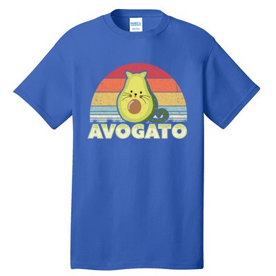 Avogato Retro Cat Avocado Cinco De Mayo Gift Tall T-Shirt