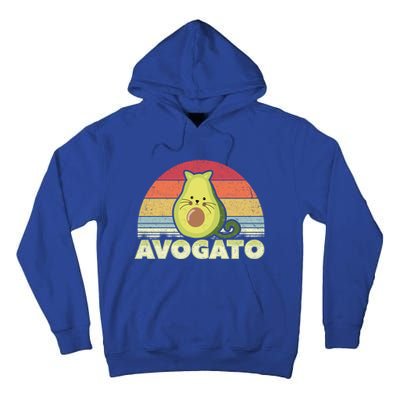 Avogato Retro Cat Avocado Cinco De Mayo Gift Tall Hoodie