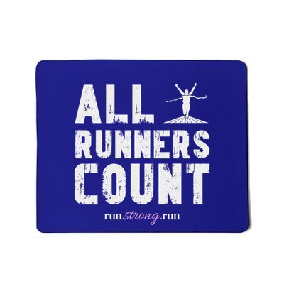 All Runners Count Gifts For Runners & Joggers Mousepad