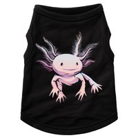 Axolotl Realistic Cute Salamander Amphibian Axolotl Lover Doggie Tank