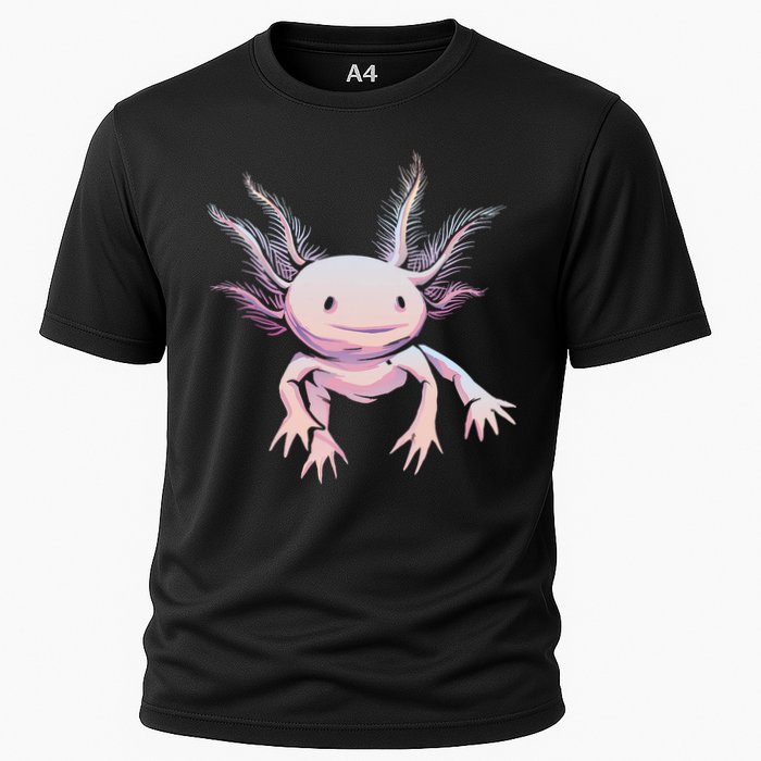 Axolotl Realistic Cute Salamander Amphibian Axolotl Lover Performance Shirt