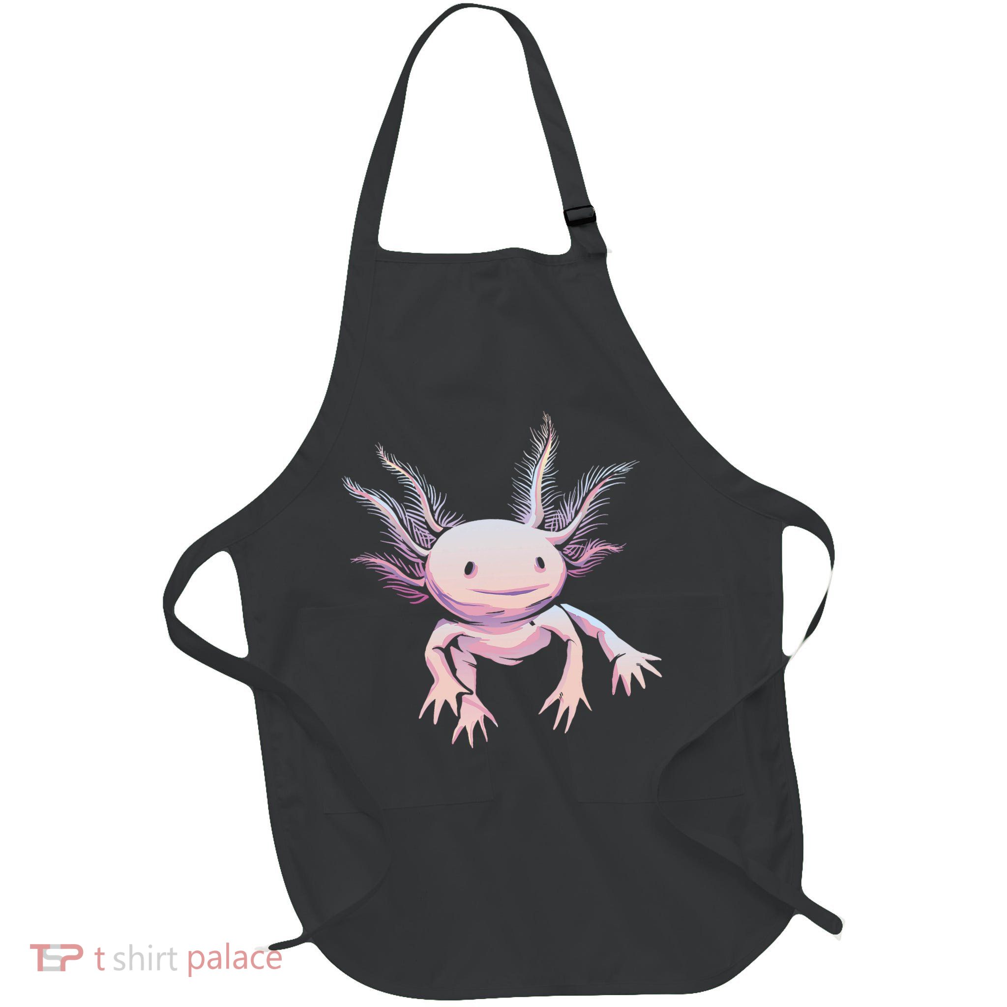 Axolotl Realistic Cute Salamander Amphibian Axolotl Lover Apron