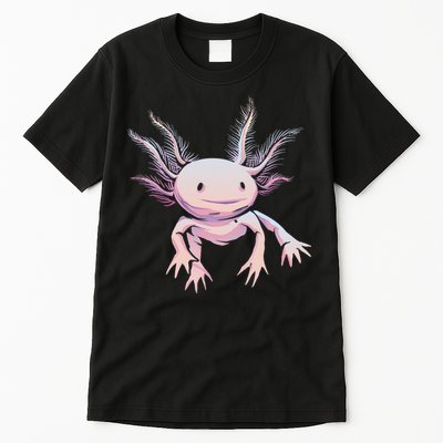 Axolotl Realistic Cute Salamander Amphibian Axolotl Lover Tall T-Shirt