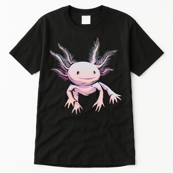 Axolotl Realistic Cute Salamander Amphibian Axolotl Lover Tall T-Shirt