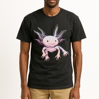 Axolotl Realistic Cute Salamander Amphibian Axolotl Lover Tall T-Shirt