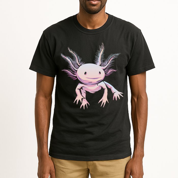 Axolotl Realistic Cute Salamander Amphibian Axolotl Lover Tall T-Shirt