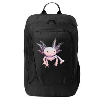Axolotl Realistic Cute Salamander Amphibian Axolotl Lover City Backpack