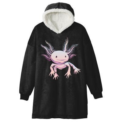 Axolotl Realistic Cute Salamander Amphibian Axolotl Lover Hooded Wearable Blanket