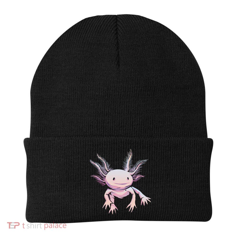 Axolotl Realistic Cute Salamander Amphibian Axolotl Lover Beanie