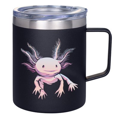 Axolotl Realistic Cute Salamander Amphibian Axolotl Lover 12oz Stainless Steel Coffee Mug