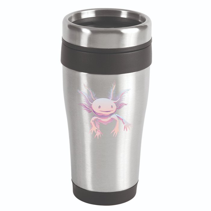 Axolotl Realistic Cute Salamander Amphibian Axolotl Lover 16oz Travel Tumbler