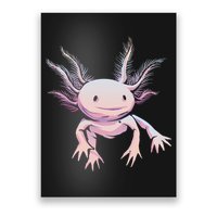 Axolotl Realistic Cute Salamander Amphibian Axolotl Lover Poster