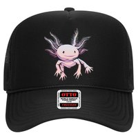 Axolotl Realistic Cute Salamander Amphibian Axolotl Lover Trucker Hat