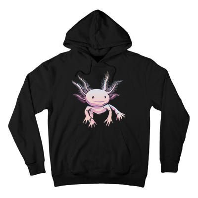 Axolotl Realistic Cute Salamander Amphibian Axolotl Lover Tall Hoodie
