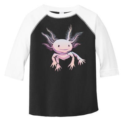 Axolotl Realistic Cute Salamander Amphibian Axolotl Lover Toddler Fine Jersey T-Shirt