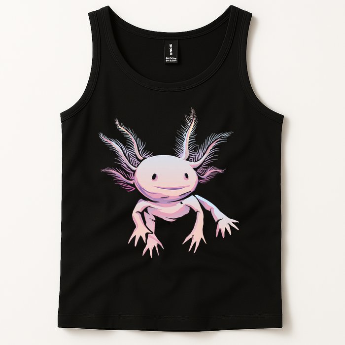 Axolotl Realistic Cute Salamander Amphibian Axolotl Lover Tank Top