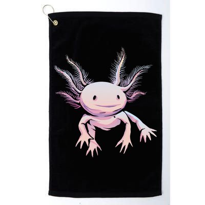 Axolotl Realistic Cute Salamander Amphibian Axolotl Lover Golf Towel