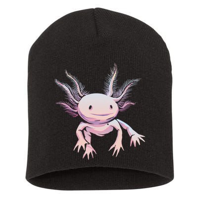 Axolotl Realistic Cute Salamander Amphibian Axolotl Lover Short Acrylic Beanie