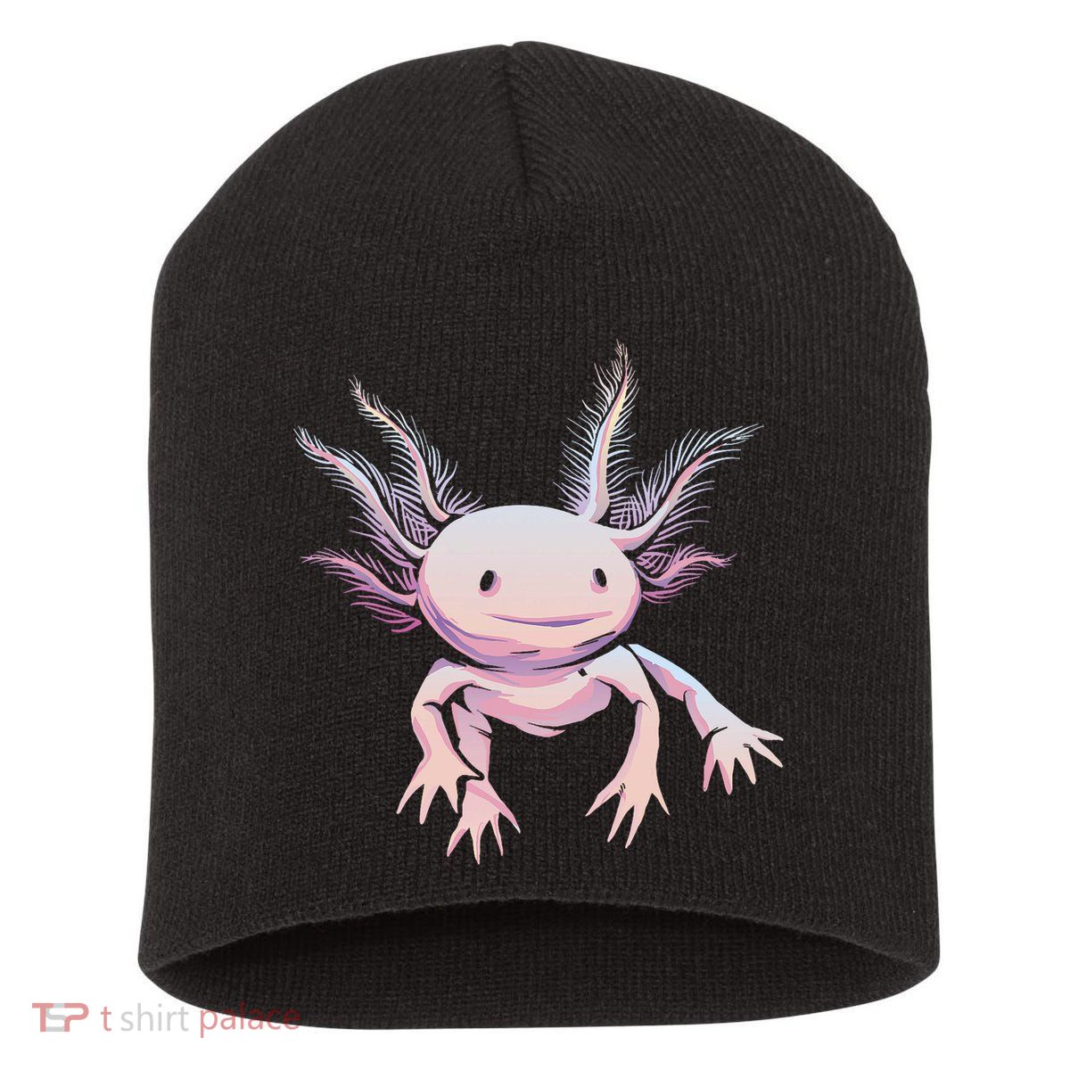 Axolotl Realistic Cute Salamander Amphibian Axolotl Lover Short Acrylic Beanie