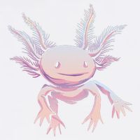 Axolotl Realistic Cute Salamander Amphibian Axolotl Lover Garment-Dyed Sweatshirt