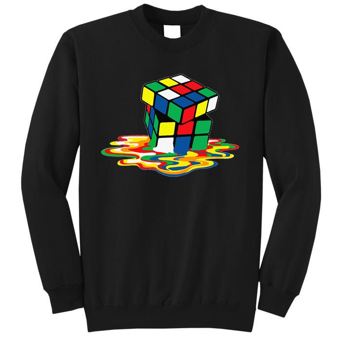 Awesome Rubics Cube Tee Melting Rubik Rubix Sweatshirt