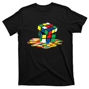 Awesome Rubics Cube Tee Melting Rubik Rubix T-Shirt