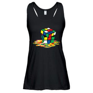 Awesome Rubics Cube Tee Melting Rubik Rubix Ladies Essential Flowy Tank