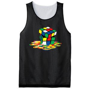 Awesome Rubics Cube Tee Melting Rubik Rubix Mesh Reversible Basketball Jersey Tank