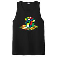 Awesome Rubics Cube Tee Melting Rubik Rubix PosiCharge Competitor Tank