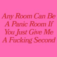Any Room Can Be A Panic Room If You Just Give Me A Fucking Second Stripe Pom Pom Beanie