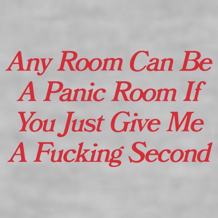 Any Room Can Be A Panic Room If You Just Give Me A Fucking Second Ladies PosiCharge Tri-Blend Wicking Tank