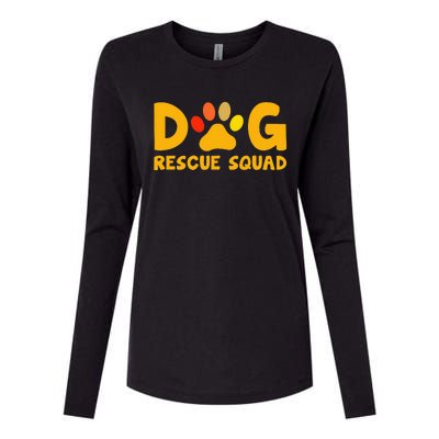 Animal Rescue Cute Animal Shelter Dog Rescue Squad Womens Cotton Relaxed Long Sleeve T-Shirt