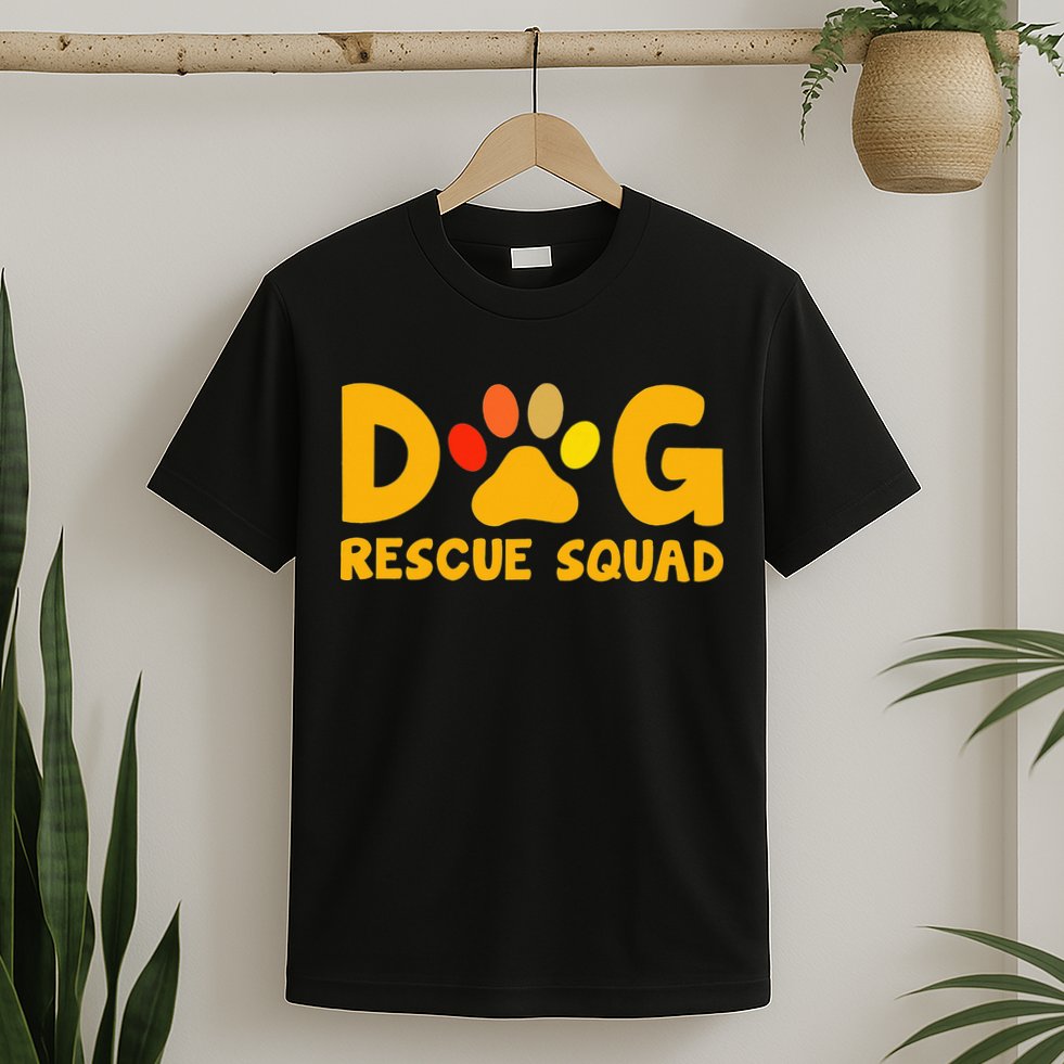 Animal Rescue Cute Animal Shelter Dog Rescue Squad T-Shirt