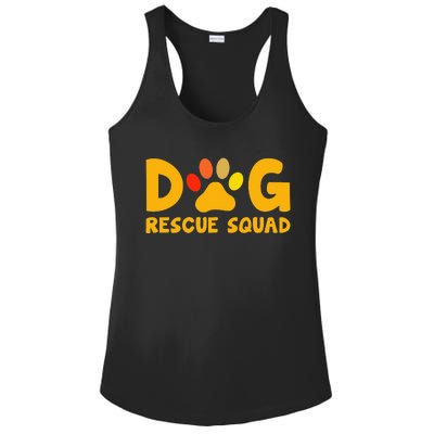 Animal Rescue Cute Animal Shelter Dog Rescue Squad Ladies PosiCharge Competitor Racerback Tank