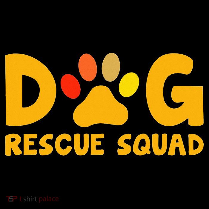 Animal Rescue Cute Animal Shelter Dog Rescue Squad Premium T-Shirt