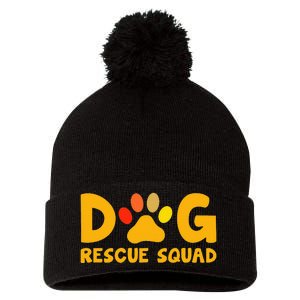 Animal Rescue Cute Animal Shelter Dog Rescue Squad Pom Pom 12in Knit Beanie