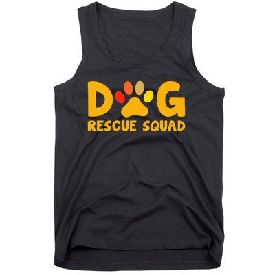 Animal Rescue Cute Animal Shelter Dog Rescue Squad Tank Top