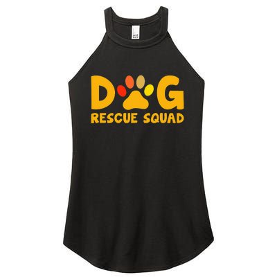 Animal Rescue Cute Animal Shelter Dog Rescue Squad Women's Perfect Tri Rocker Tank