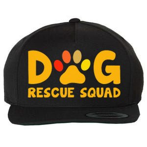 Animal Rescue Cute Animal Shelter Dog Rescue Squad Wool Snapback Cap